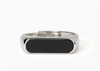 Anillo Mabina Hombre Think Black in Plata Agata 523355 - 523355